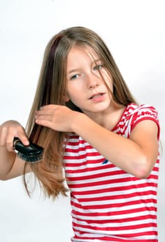 Girl Hair Hands