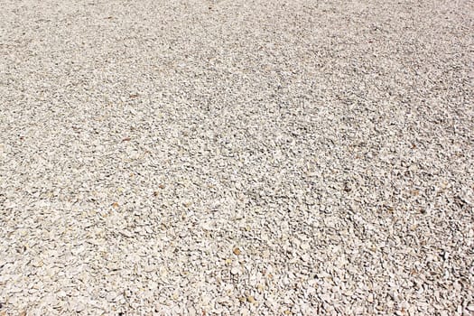gravel embankments for roads or pedestrian walkways
