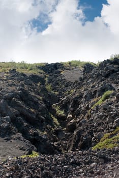 split in the tectonic fault in Iceland