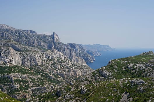 The coast and the calanques in the south of France