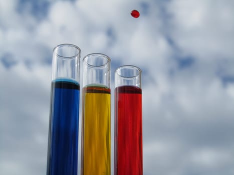 red falling drop