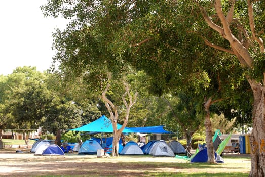 Tel Aviv protest tent city