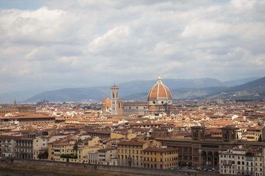 Panorama of Florence in Italy