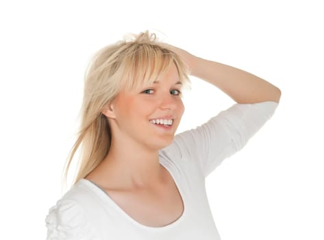 Laughing young woman