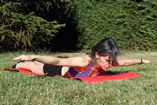 details of a session of stretching and pilates with a sexy girl