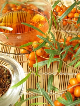 Rooibos tea with sea buckthorn