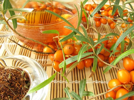 Rooibos tea with sea buckthorn