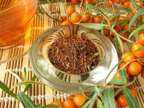 Rooibos tea with sea buckthorn