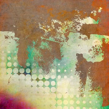 Abstract Background Mixed Media