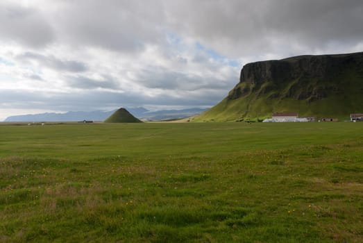 time in the hills near the coast of Vik in Iceland