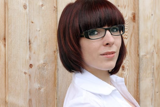 Beautiful glasses make a pretty face