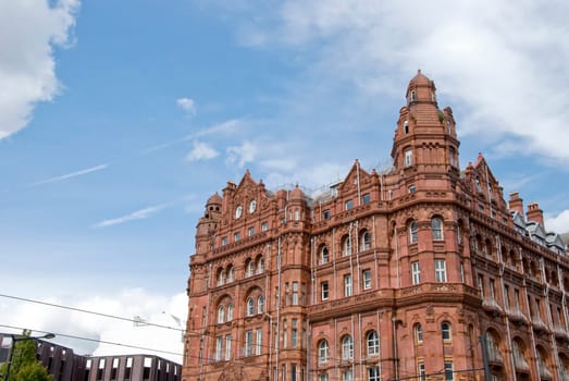 A Red Brick Victorian Era Railway Hotel