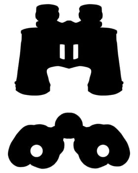 Binoculars Silhouette