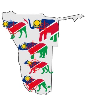 "Big Five"" Namibia Crosshairs"