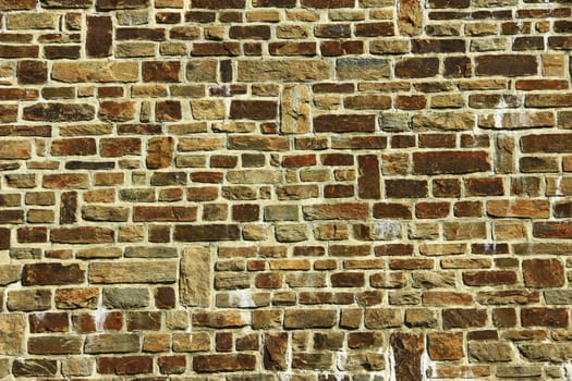 Natural stone wall