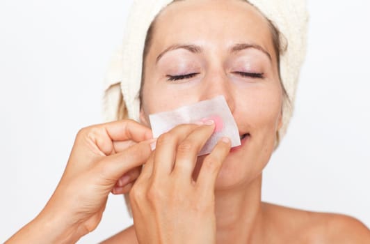 Remove lady's beard