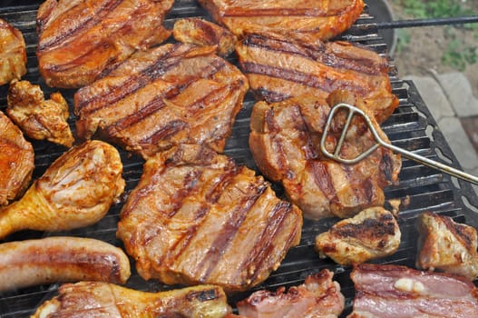 Grilled meat