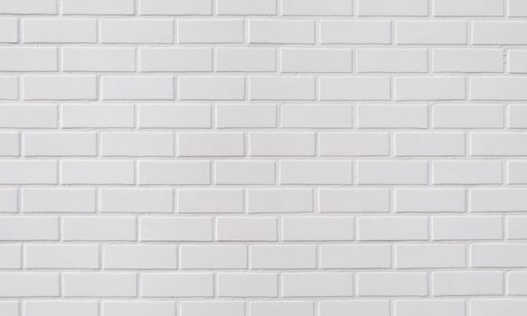 White brick wall, perfect as a background