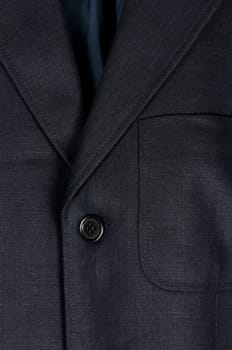 Linen jacket detail, male fashion