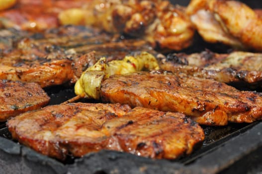 Grilled meat