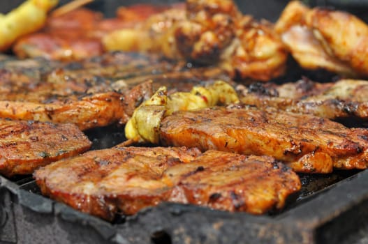 Grilled meat