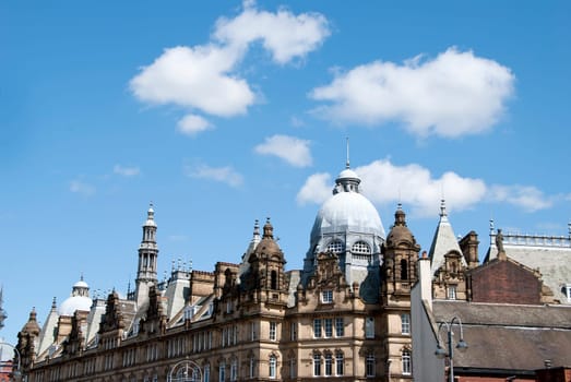An Ornate Domed Nineteenth Century Market Hall in the North of England