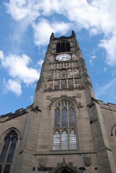 The Clocktower and Facade of a Yorkshire Church