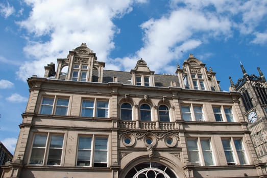 A Nineteenth Century Ornate Office Block in a Yorkshire Town