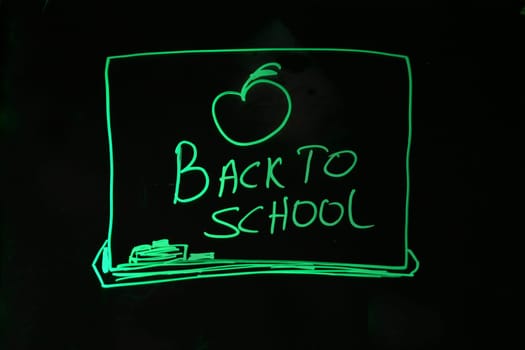 When the return to school holidays and school board image