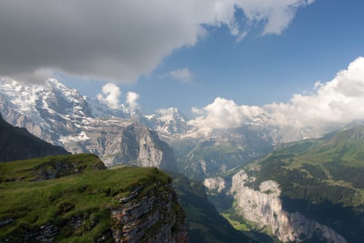 Berner Alpen, Lauterbrunnental valley and neighborhood, Switzerland