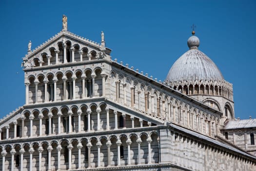 Famous buildings in Pisa