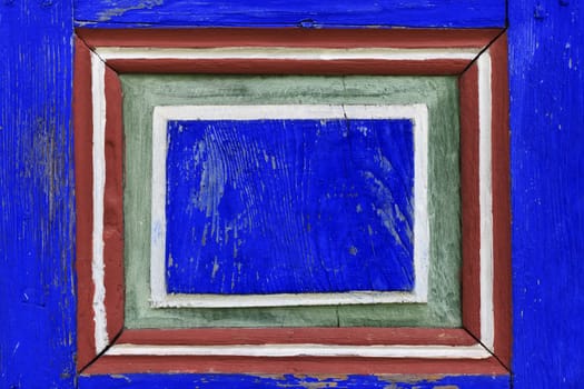 a detail from a traditional wooden door