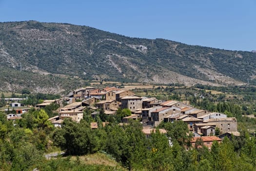 La Puebla de Roda, Huesca Spain. is the capital city of Isábena in the region of Ribagorza.
