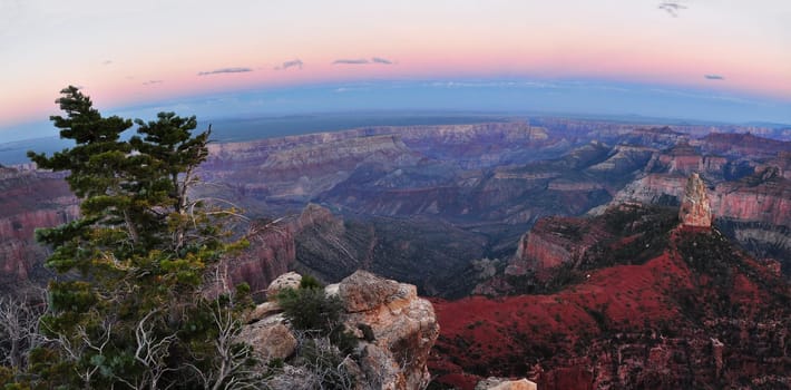 Grand Canyon in the evening light,north side,Arizona,USA