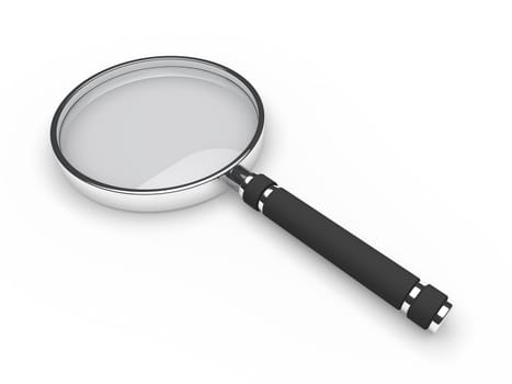 3d glass magnifying lens search zoom view