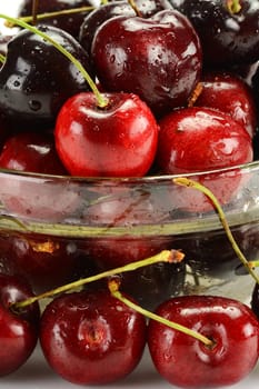 Composition with fresh cherries