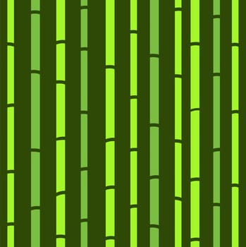 Green Bamboo seamless pattern. Vector background.