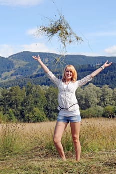 Fun and joy in the summer field