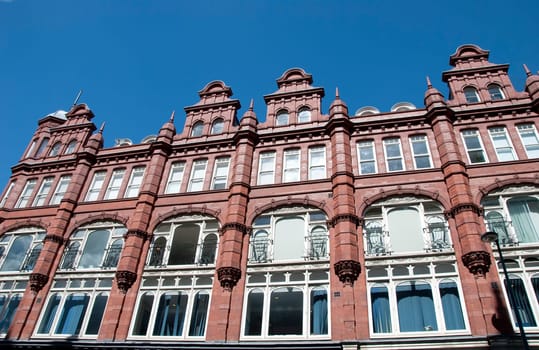 Architectural Detail and carvings on a victorian building