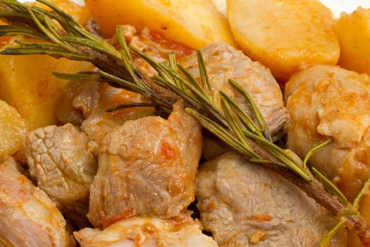 meat stew with potato