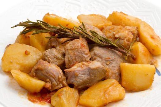 meat stew with potato