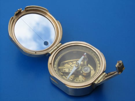 old magnetic compass