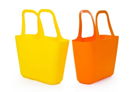 Shopping bags isolated on white background