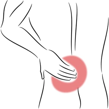 Man with back pain