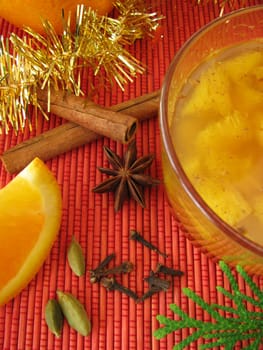 Orange marmalade with Christmas spices