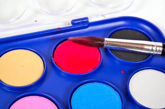 School Brush Colors Colorful