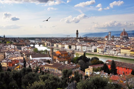 Scenic view of Florence, Tuscany, Italy