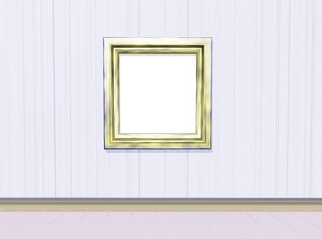 room with picture frame