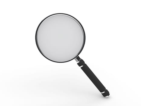 3d glass magnifying lens search zoom view