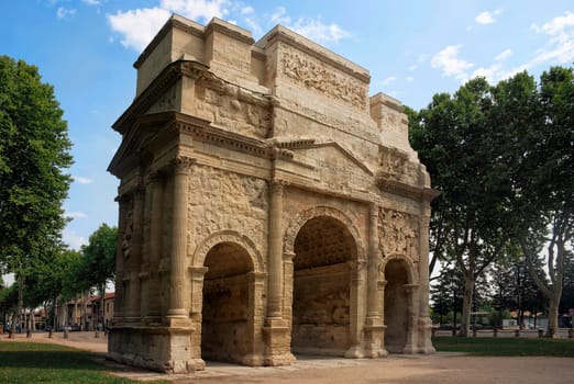 Orange Arc de Triomphe